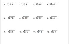 3rd Grade Division Worksheets Best Coloring Pages For Kids