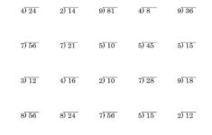 3rd Grade Division Worksheets Math Worksheet For Kids Division