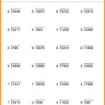 4 Digit Division Worksheets Worksheet School