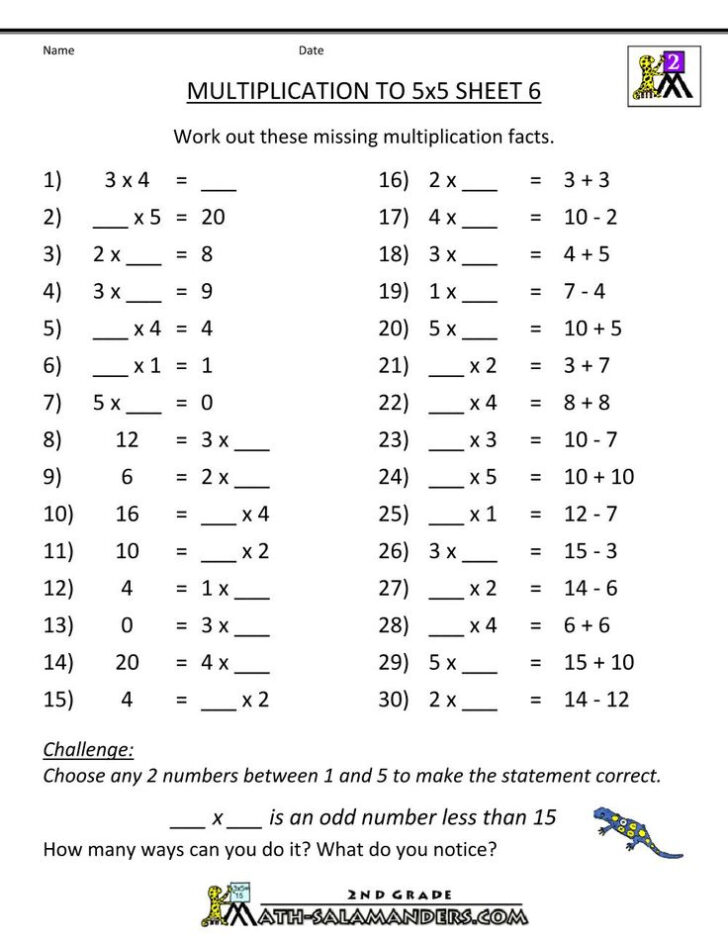 Grade 6 Maths Printable Worksheets