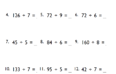 4th Grade Division Math Worksheet The EduMonitor