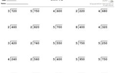 4th Grade Long Division Worksheet Worksheets For All Free Worksheets