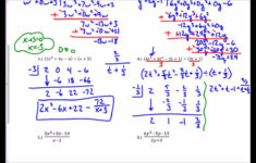 5 4 Dividing Polynomials Worksheet YouTube