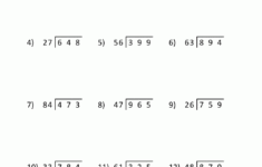76 Free Worksheets For Long Division With 2 Digit Divisor For 5th