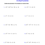 Algebra 1 Worksheets Monomials And Polynomials Worksheets