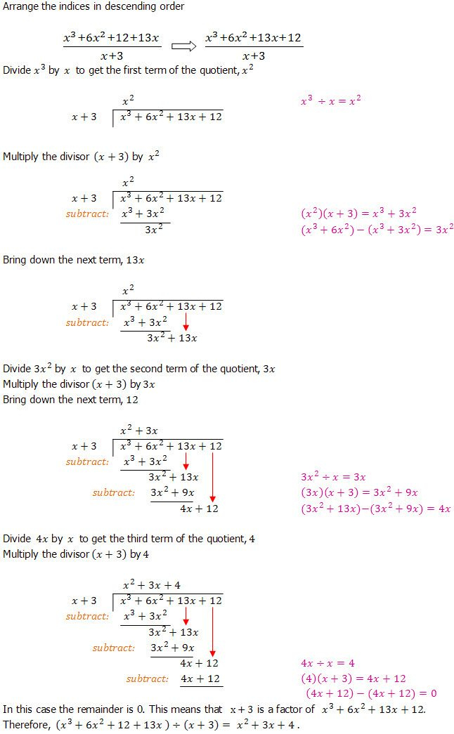 Algebraic Division Questions Division Questions Writing Expressions 