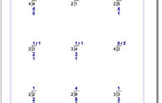 Area Model Division Worksheet