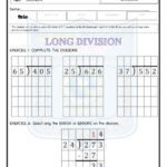 Classwork Long Division Third Term Math Third Grade Interactive Worksheet