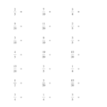 Convert Fractions To Decimals A Fractions Worksheet Decimals