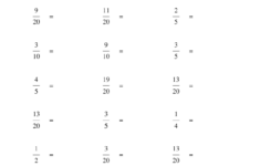 Convert Fractions To Decimals A Fractions Worksheet Decimals