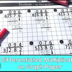 Differentiated Long Division Worksheets For FREE Caffeine Queen