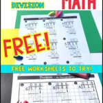 Differentiated Long Division Worksheets For FREE Caffeine Queen