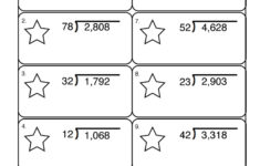 Dividing 2 Into 4 Digit Worksheet Have Fun Teaching