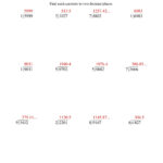 Dividing By 2 Digit Divisors Worksheet Free Worksheet