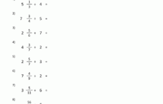 Dividing Fractions By Whole Numbers