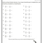Dividing Fractions Word Problems 6Th Grade Worksheets Db Excel