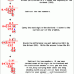 Dividing Two Decimals Without A Repeating Answer EnchantedLearning