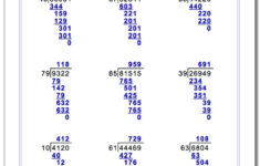 Division With Multi Digit Divisors