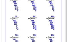 Division With Multi Digit Divisors