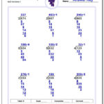 Division With Remainders