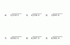 Division With Remainders As Fractions And Decimals Worksheet DIY
