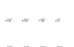 Division With Remainders Worksheet 1 Hoeden At Home