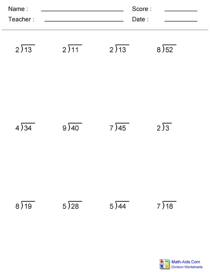 Division With Remainders Worksheet 1 Hoeden At Home Long Division Worksheets 1950