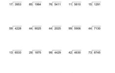 Division With Three Digit Numbers Printables Math Long Division