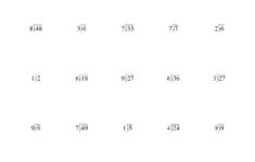 Division Worksheet Long Division One Digit Divisor And A One Digit