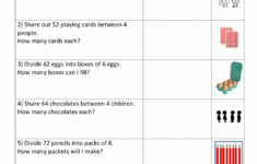 Division Worksheets Grade 4