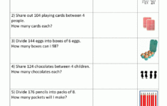 Division Worksheets Grade 4
