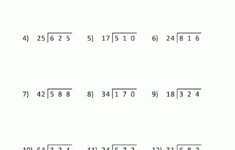 Division Worksheets Grade 6 With Answers Thekidsworksheet