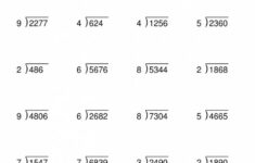Division Worksheets Printable Long Division Worksheets 4th Grade The