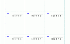 Division Worksheets With Remainders Year 5 Step By Step Worksheet
