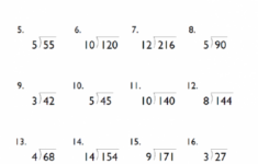 Fourth Grade Division Math Printable Worksheet EduMonitor