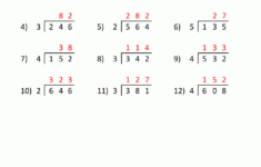 Free Division Worksheets