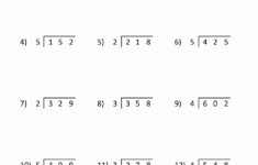 Free Division Worksheets