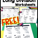 Free Long Division Math Worksheets Differentiated To Suit Individual
