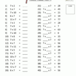 Free Printable 7th Grade Math Worksheets With Answer Key Math