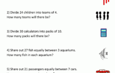 Free Printable Division Word Problems Worksheets For Grade 3 Free