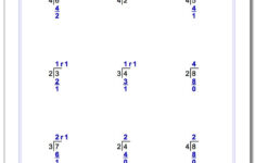 Free Printable Division Worksheets For 4Th Grade Free Printable