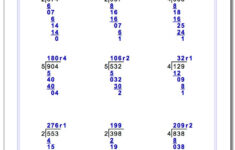 Free Printable Long Division Worksheets 5Th Grade Free Printable