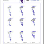 Free Printable Long Division Worksheets 5Th Grade Free Printable