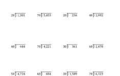Free Printable Long Division Worksheets 5Th Grade Printable Worksheets