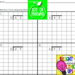 Genius Long Division Problems On Grid Paper To Help Kids Keep Their