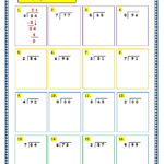 Grade 3 Maths Worksheets Division 6 3 Long Division Without Remainder