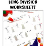 Halloween Long Division Worksheets For Morning Work And Centers Upper