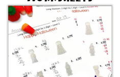 Halloween Long Division Worksheets For Morning Work And Centers Upper