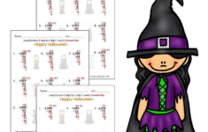 Halloween Math Is Fun For Kids With These Printable Long Division