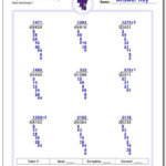 Https Www Dadsworksheets Easy Division Worksheet With Remainders